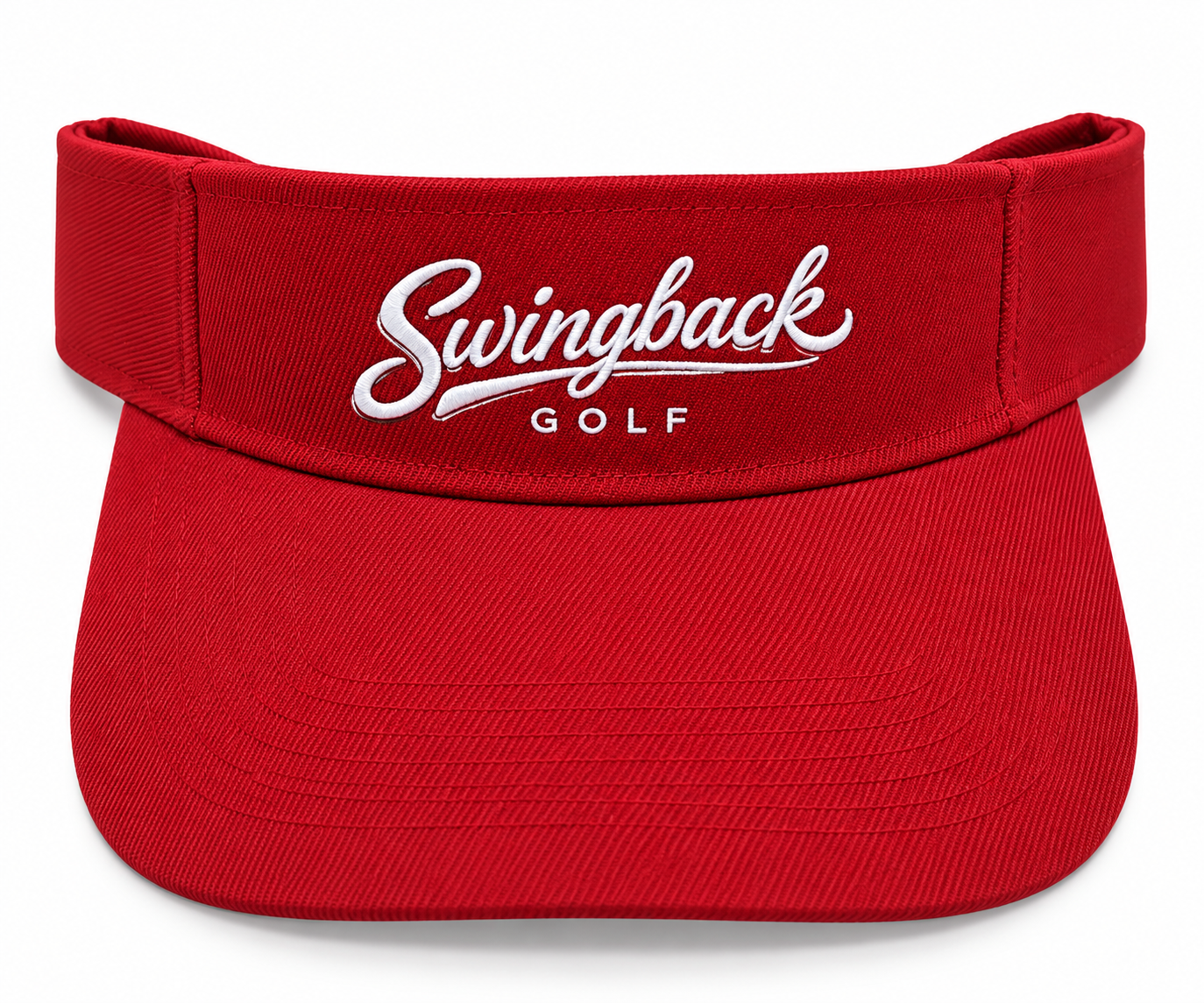 SwingBack Script Visor in Red