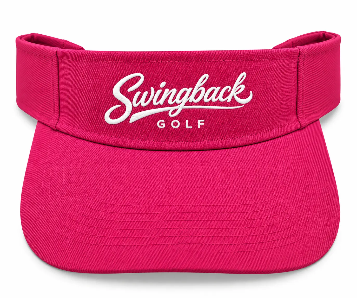 SwingBack Script Visor in Pink
