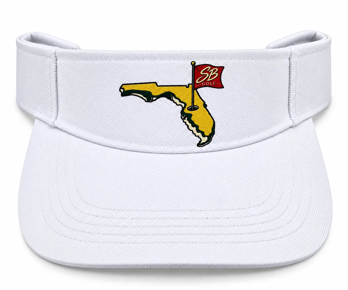 SwingBack Florida Graphic Visor in White