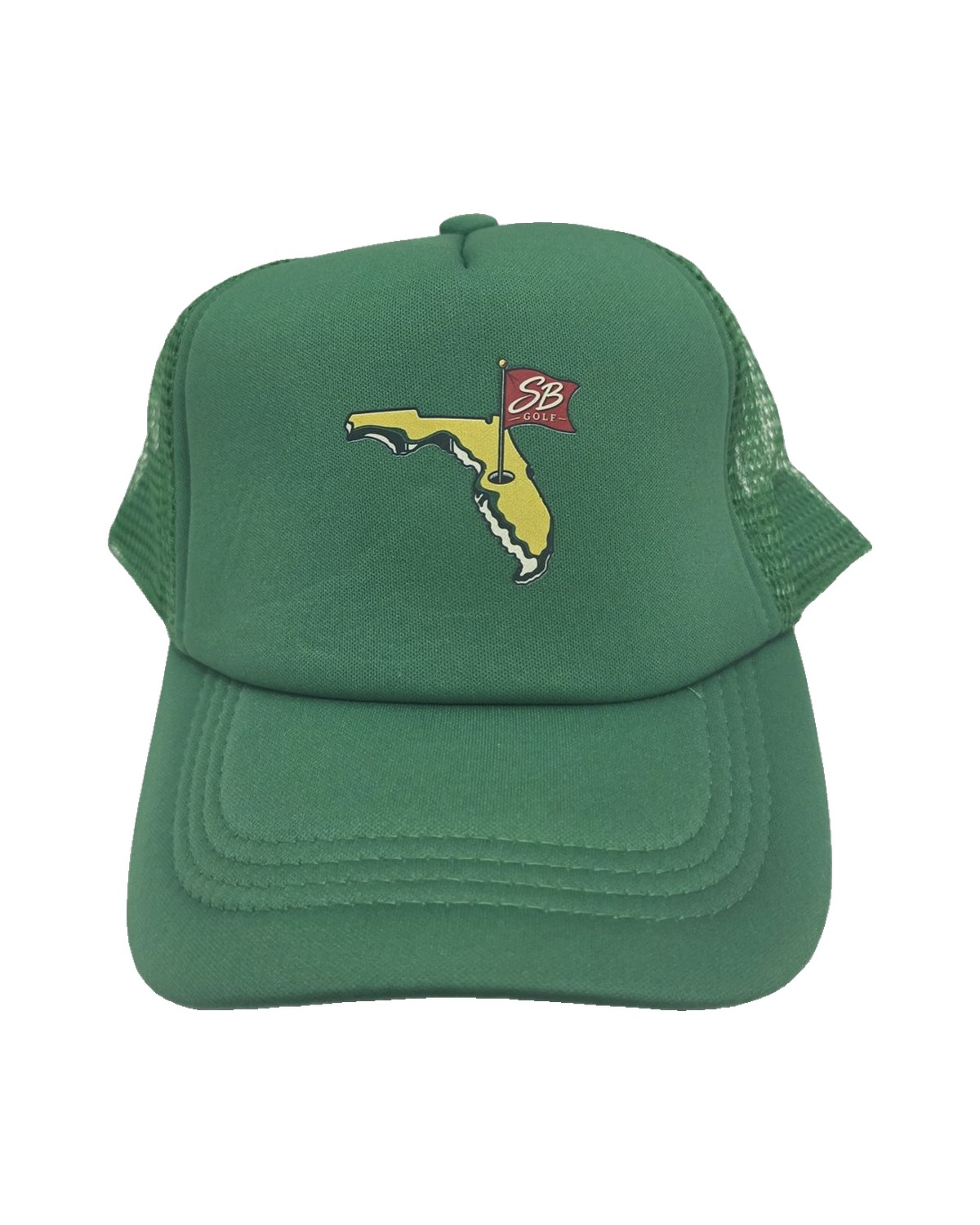 SwingBack Florida Graphic Trucker Cap — Green