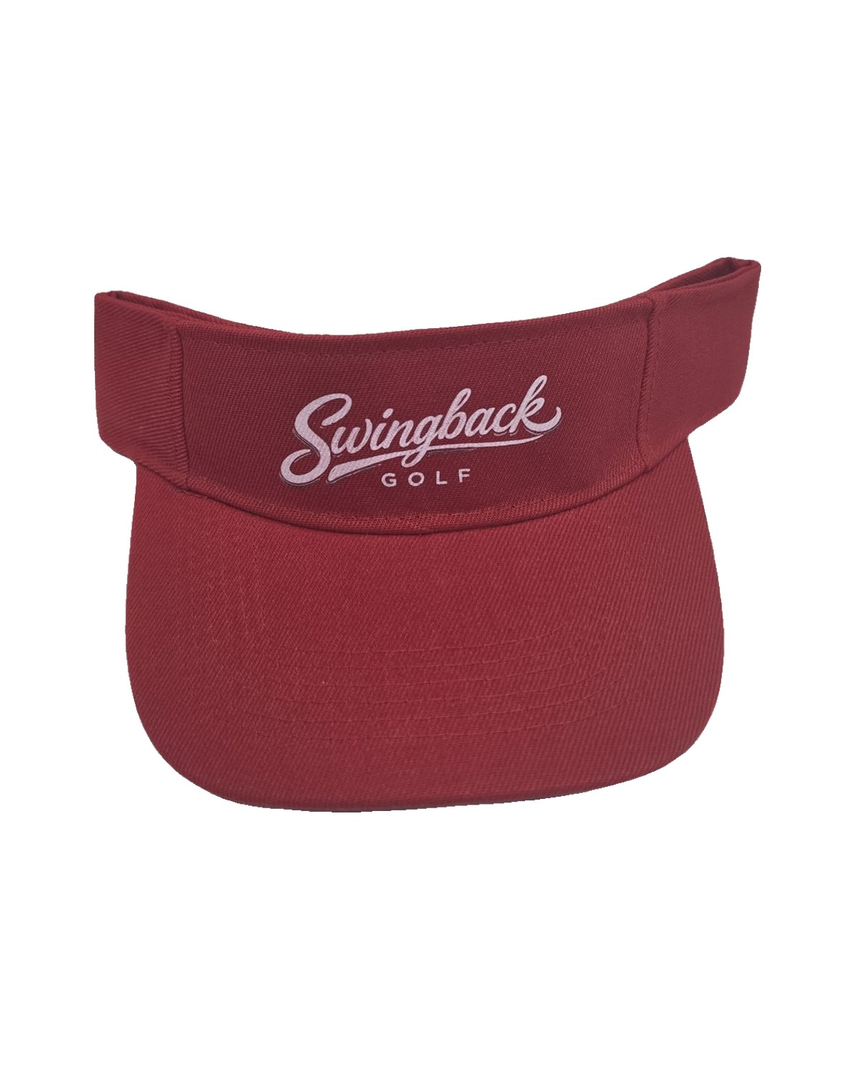 SwingBack Script Visor — Red
